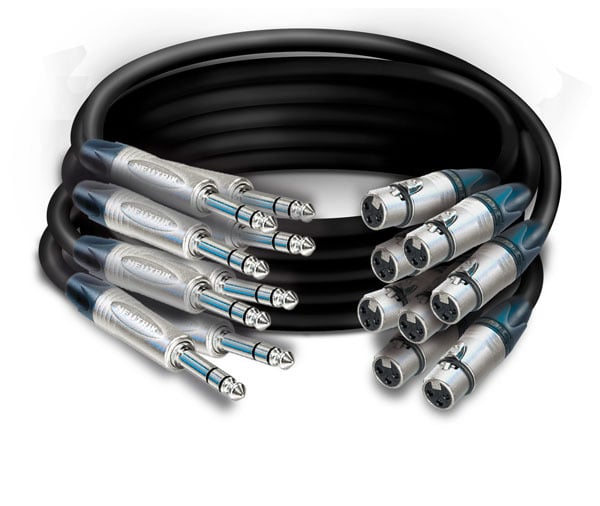 Multi Extend  cable Analog Neutrik connectors  8 NP3X -  8 NC3FXX  Tasker cable  C308